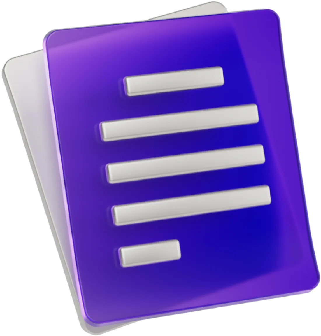 Purple Note Icon