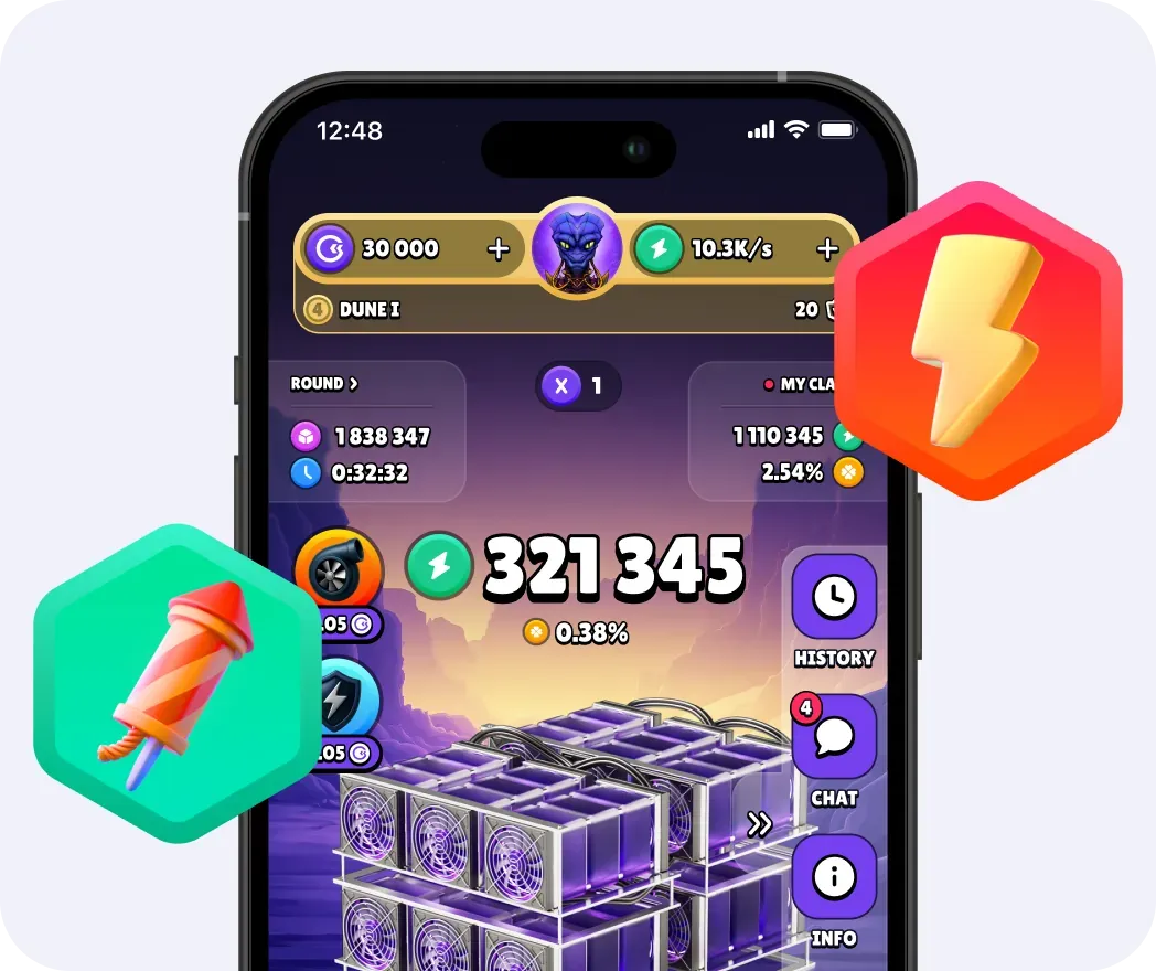 Boosts dans le jeu Miner Wars